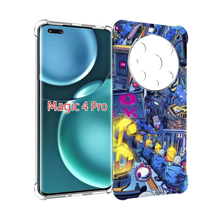 

Чехол MyPads футуристичная картинка для Honor Magic4 Pro, Прозрачный, Tocco