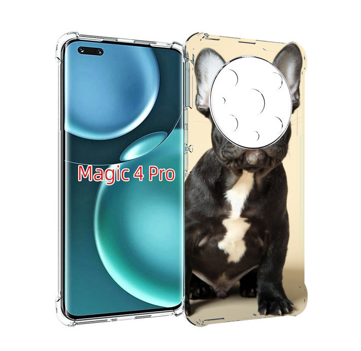 

Чехол MyPads французскии бульдог для Honor Magic4 Pro, Прозрачный, Tocco