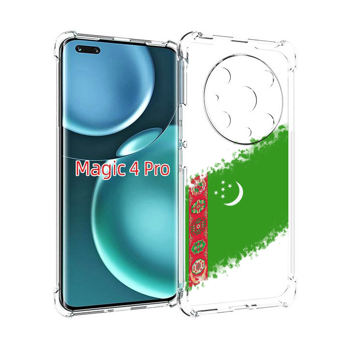 

Чехол MyPads флаг герб Туркменистан-1 для Honor Magic4 Pro, Прозрачный, Tocco