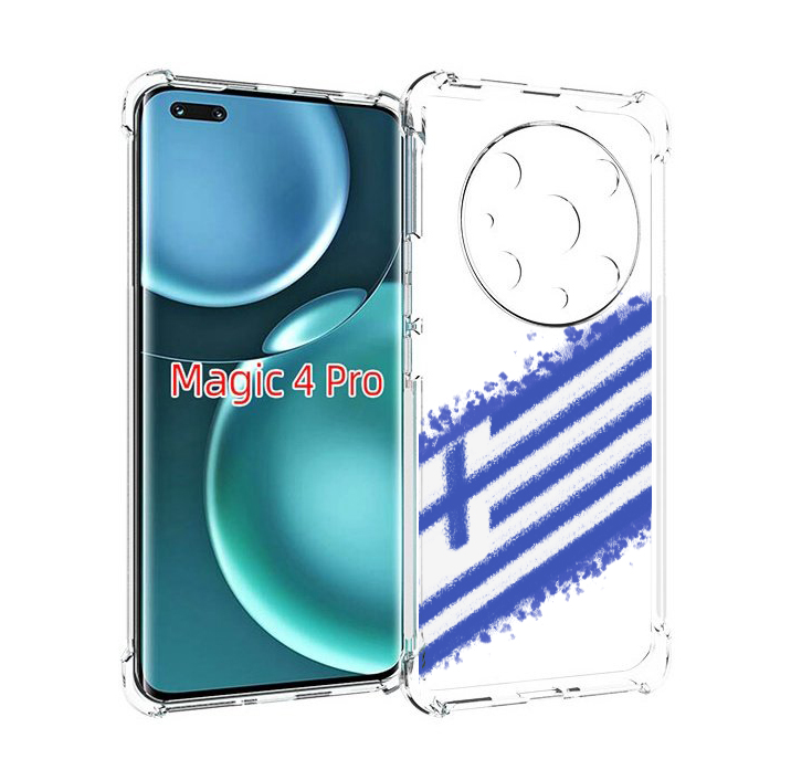 

Чехол MyPads флаг Греции для Honor Magic4 Pro, Прозрачный, Tocco