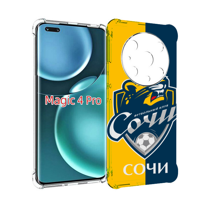 

Чехол MyPads фк сочи для Honor Magic4 Pro, Прозрачный, Tocco