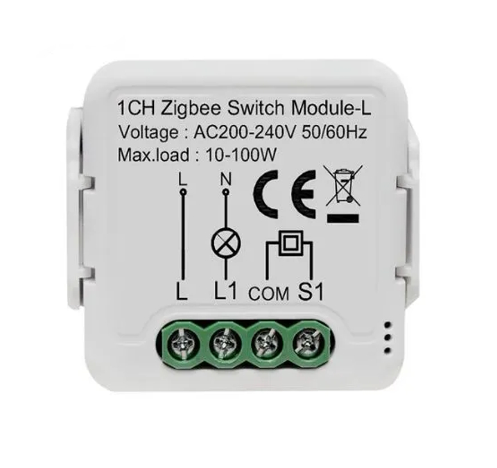 фото Умное zigbee 3.0 реле на 1 канал для яндекс алисы izba tech 00153-4