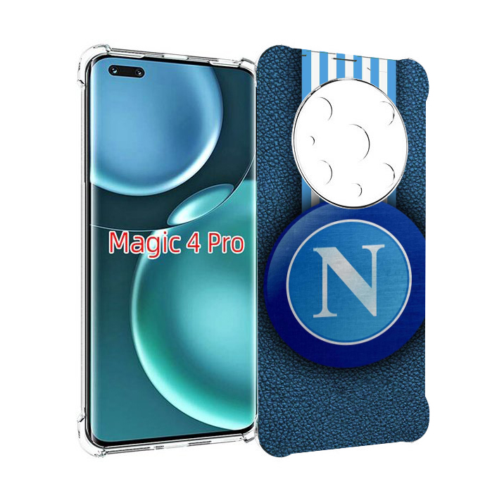 

Чехол MyPads фк наполи мужской для Honor Magic4 Pro, Прозрачный, Tocco