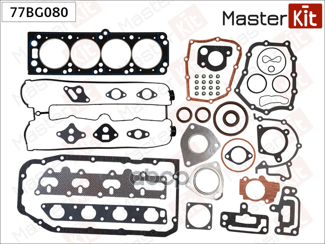 

Набор прокладок верхний DAEWOO Leganza/Nubira 2.0 T20SED/C20SED Masterkit 77BG080