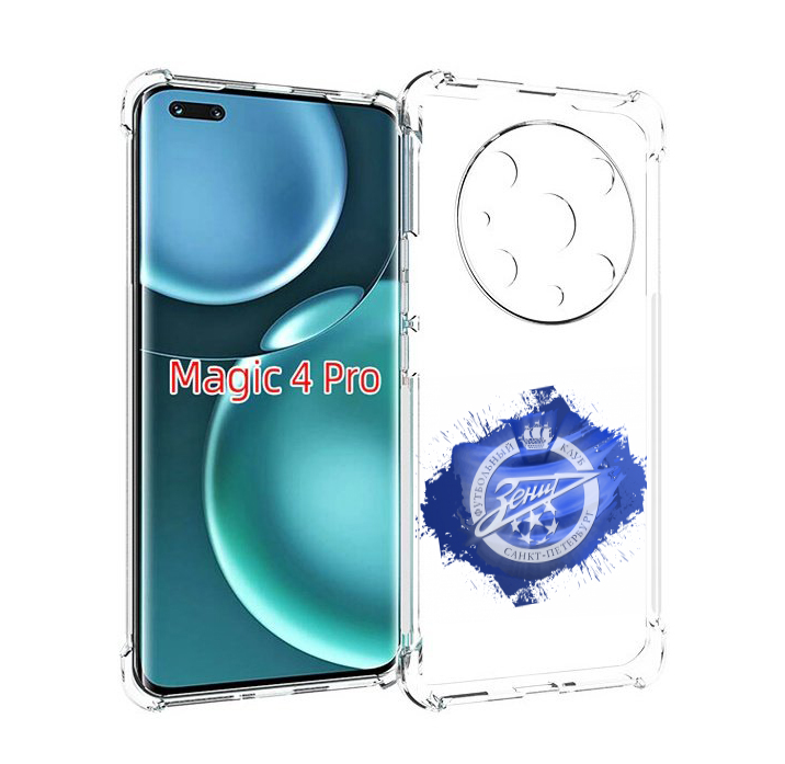 

Чехол MyPads фк зенит 1 мужской для Honor Magic4 Pro, Прозрачный, Tocco