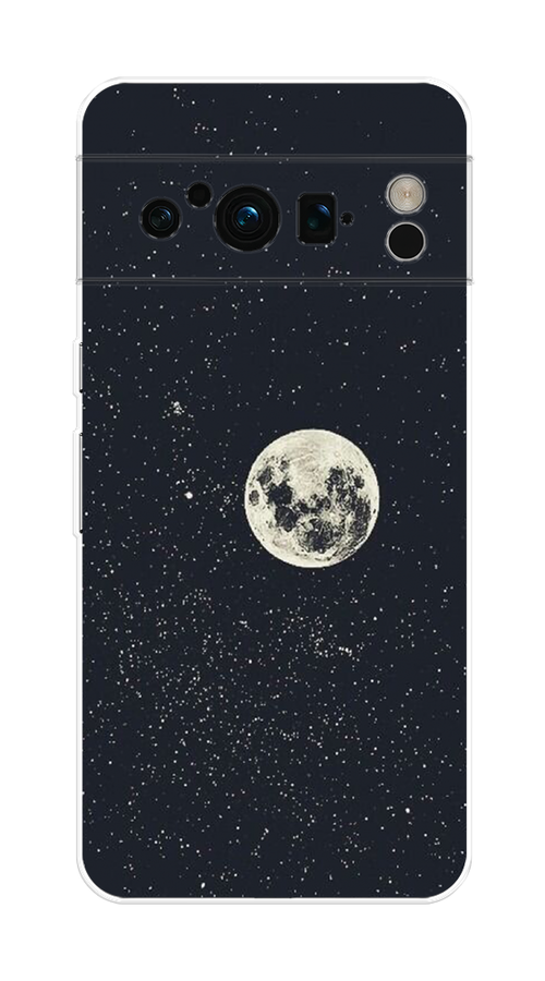 

Чехол на Google Pixel 8 Pro "Полнолуние", Бордовый, 271650-2