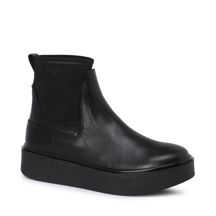 фото Женские ботинки челси calvin klein crepe cupsole chelsea boot hw0hw00599 цв. черный 39 eu