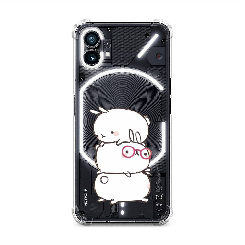 

Чехол Awog на Nothing Phone (1) "Бутерброд", Розовый, 3300151-1