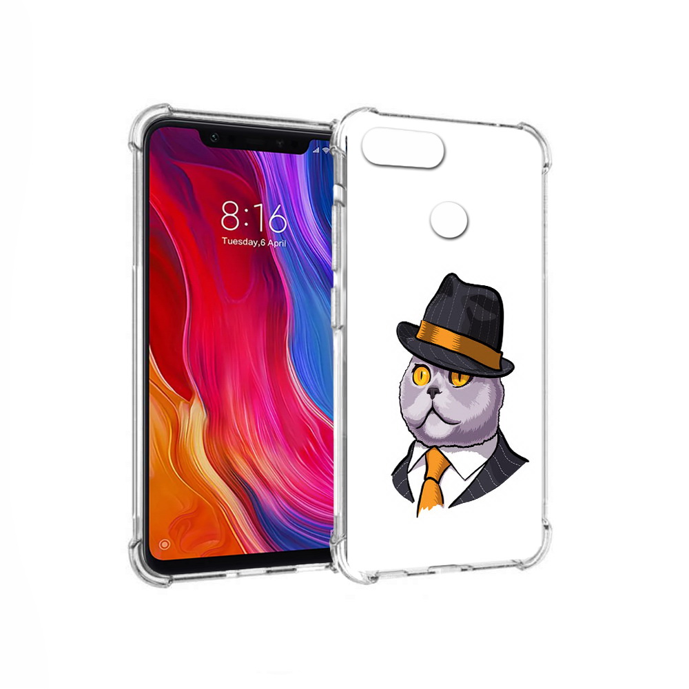 

Чехол MyPads Tocco для Xiaomi Mi 8 Lite британец (PT119514.309.247), Прозрачный, Tocco