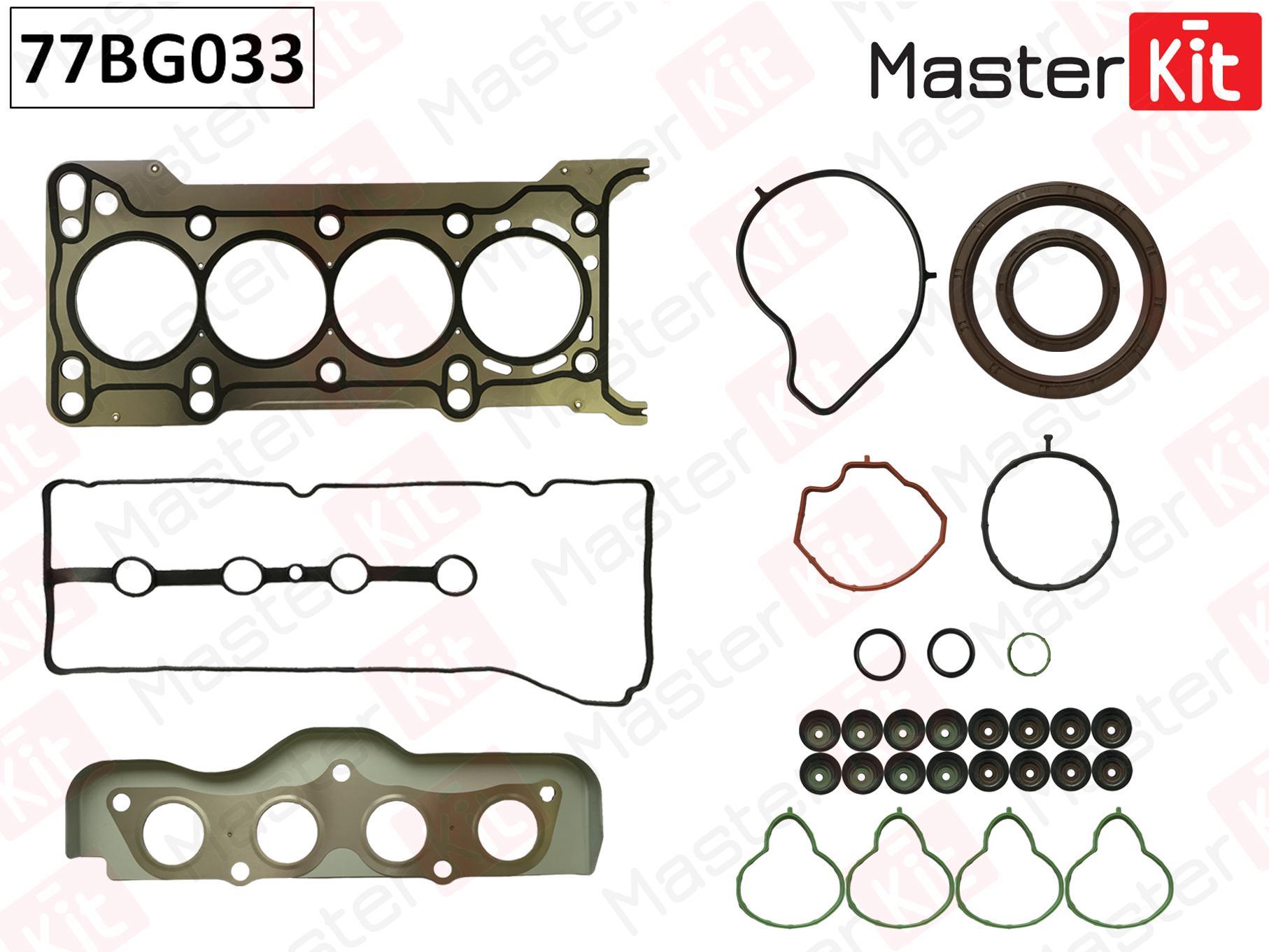 

Верхний комплект прокладок ГБЦ Mazda B6ZE/Z6/ZY 1.6 16V DOHC 03- 77BG033