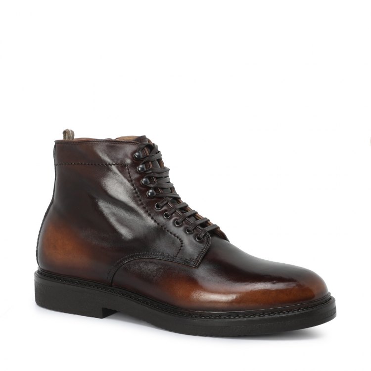 фото Мужские ботинки officine creative hopkins rubber/112 цв. коричневый 45 eu