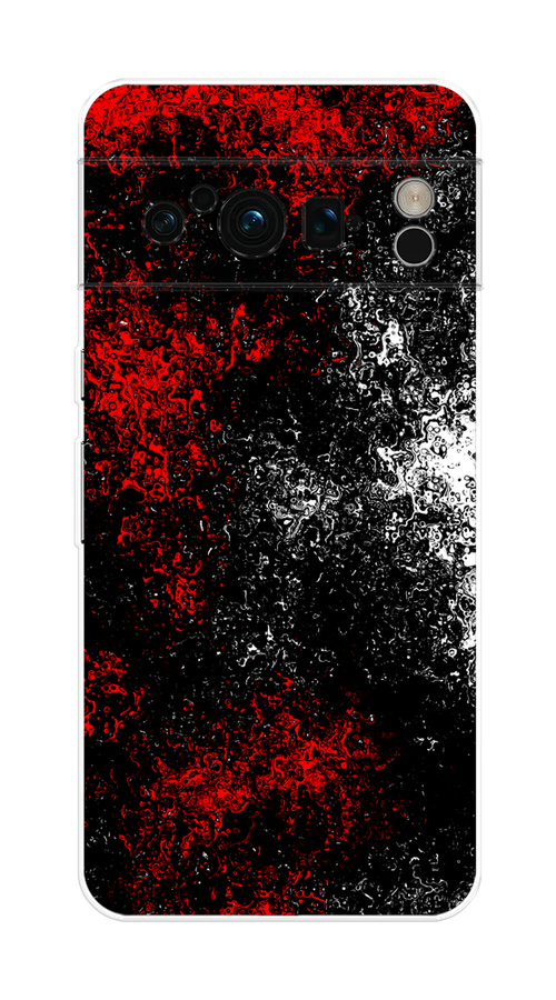 

Чехол на Google Pixel 8 Pro "Монотипия", Красный;черный;белый, 271650-3