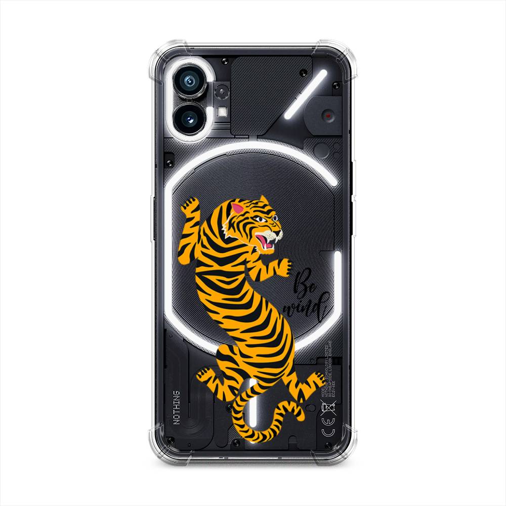 

Чехол Awog на Nothing Phone (1) "Tiger be wind", Желтый;черный, 3300151-1