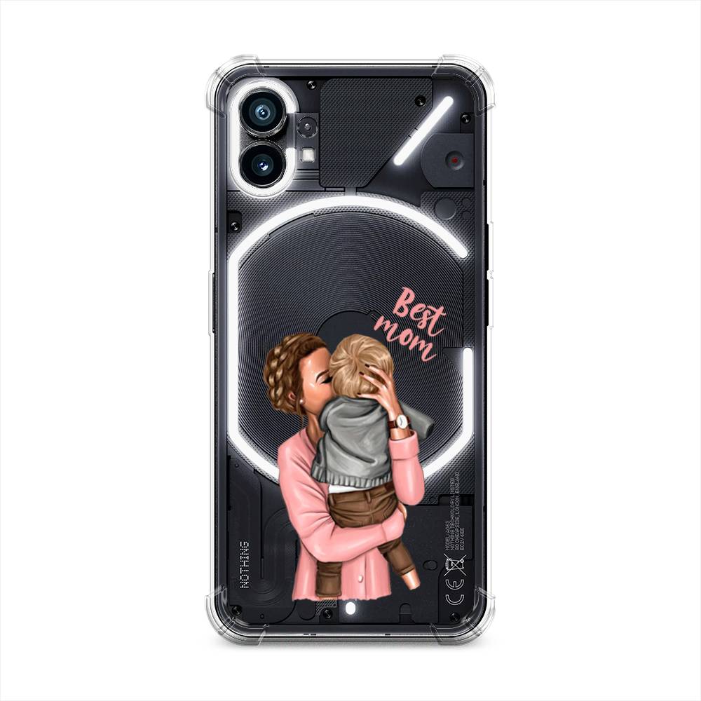 

Чехол Awog на Nothing Phone (1) "Мама с малышом", Розовый;коричневый;бежевый, 3300151-1