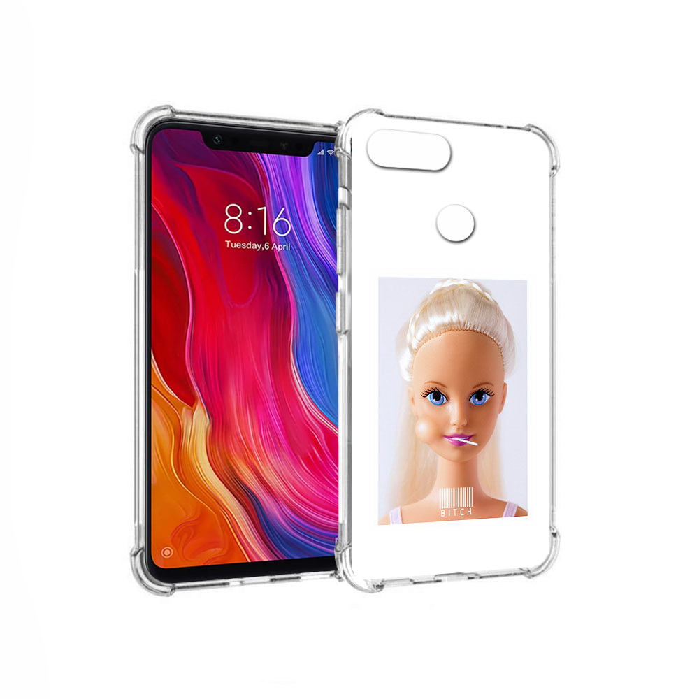 

Чехол MyPads Tocco для Xiaomi Mi 8 Lite барби (PT119514.309.226), Прозрачный, Tocco