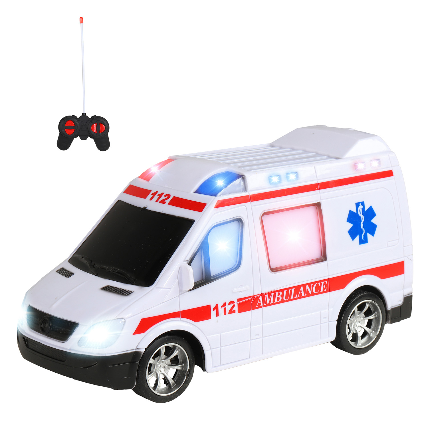 

Машинка на радиоуправлении AUTODRIVE Скорая помощь, М 1:18, JB1167977, JB1167976