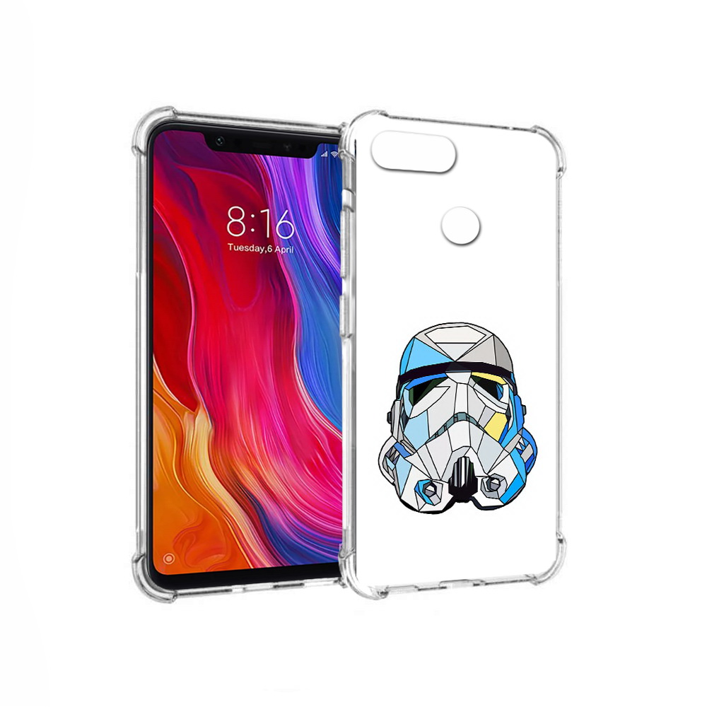 

Чехол MyPads Tocco для Xiaomi Mi 8 Lite star wars дарт вейдер (PT119514.309.22), Прозрачный, Tocco