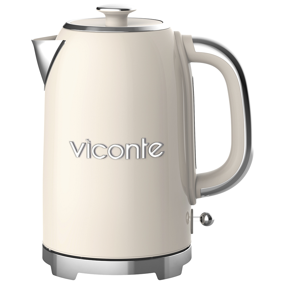 Чайник электрический Viconte VC-3326 1.7 л бежевый пылесос viconte vc 390
