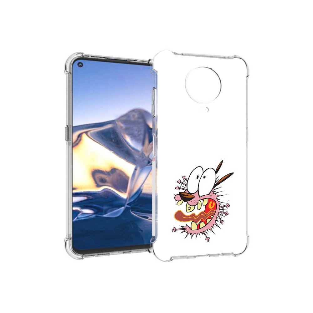 

Чехол MyPads Tocco для Nokia G10 испуганный бобик (PT171673.98.381), Tocco