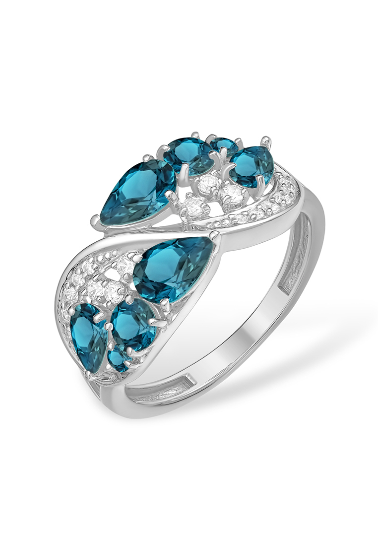 

Кольцо из серебра с топазом р.  Kari Jewelry 10210110278-502, 10210110278-502