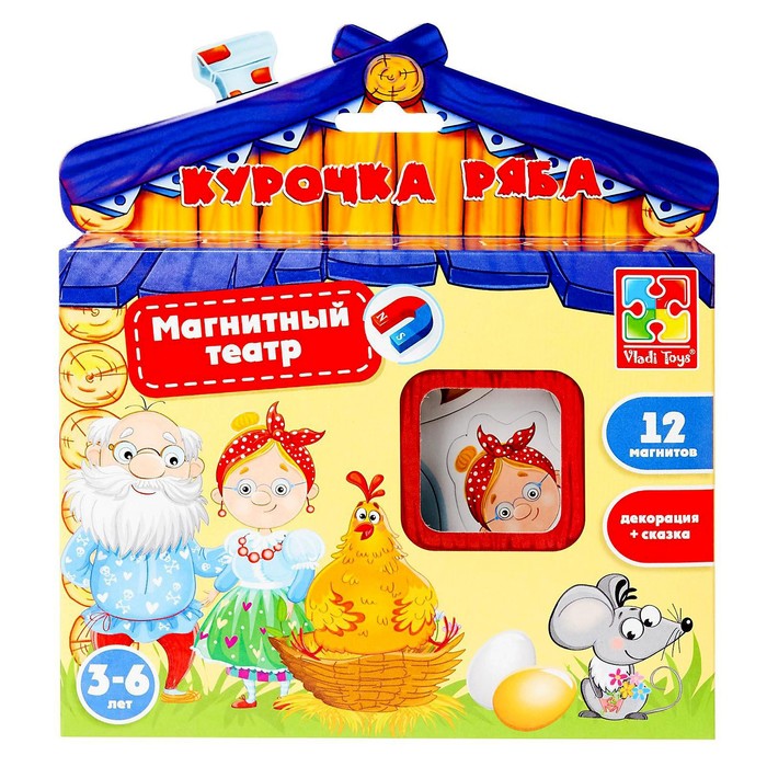 Магнитный театр Vladi Toys Курочка ряба