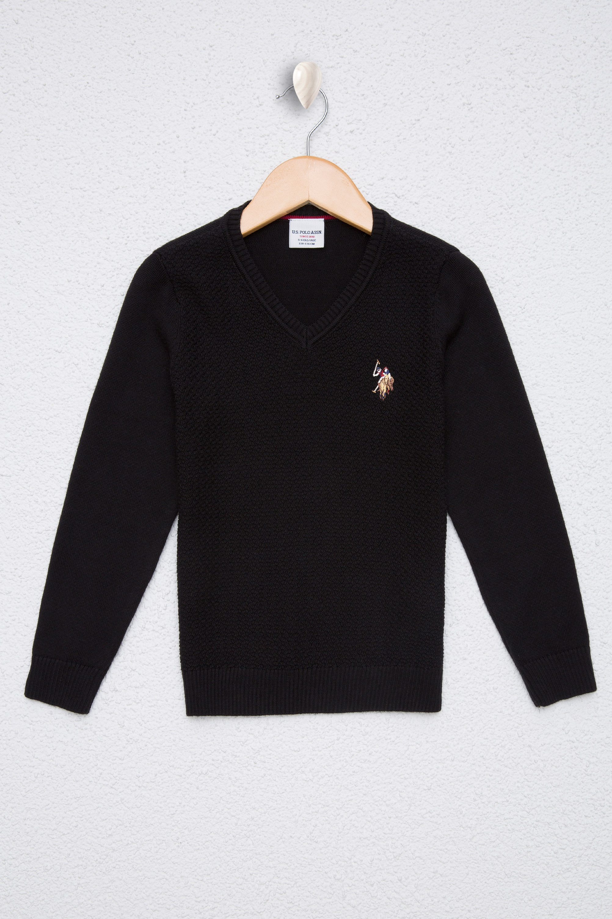 Джемпер детский US Polo Assn G083SZ0TK0TCDUNIVKIDS черный 104 1740₽