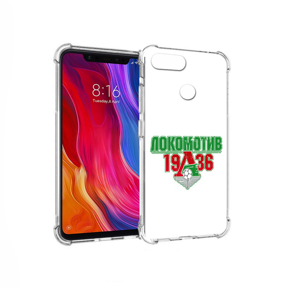 

Чехол MyPads Tocco для Xiaomi Mi 8 Lite ФК локомотив 1936 (PT119514.309.182), Прозрачный, Tocco