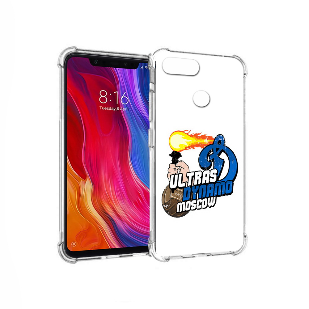 

Чехол MyPads Tocco для Xiaomi Mi 8 Lite ФК Динамо (PT119514.309.177), Прозрачный, Tocco