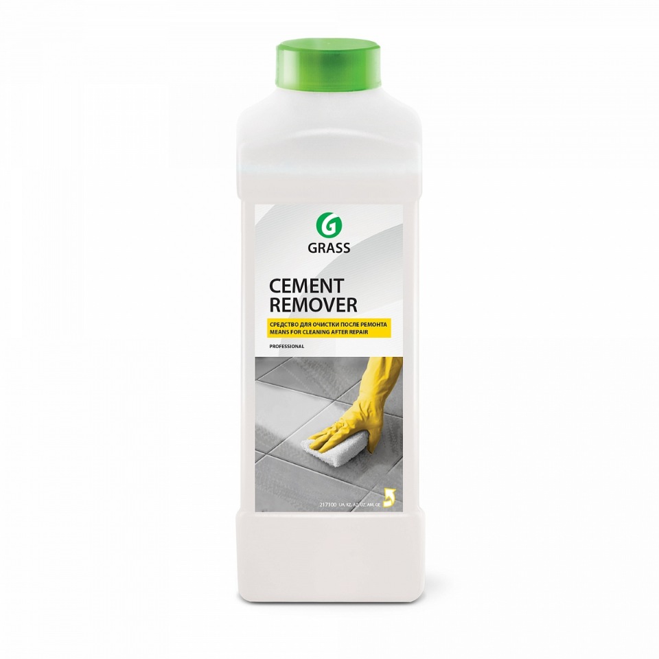 фото Чистящее средство cement remover после ремонта против цемента 1 л grass
