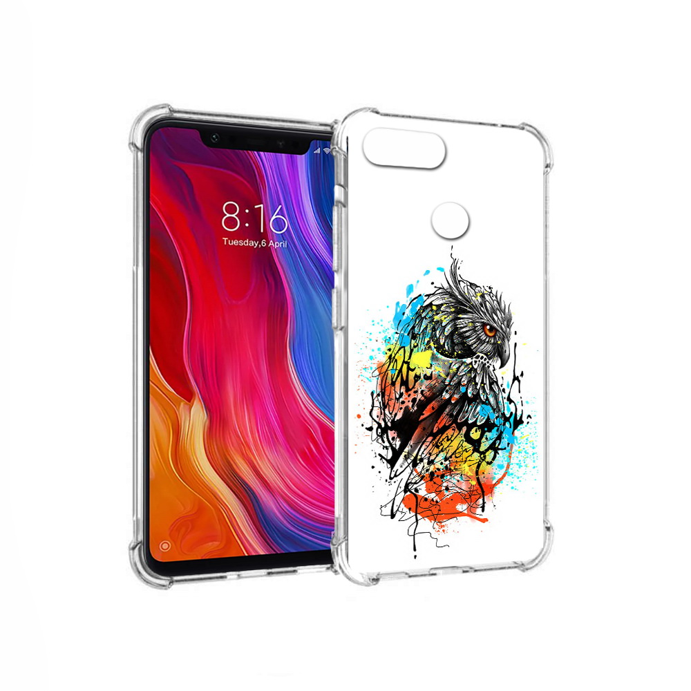 

Чехол MyPads Tocco для Xiaomi Mi 8 Lite Творческая сова (PT119514.309.170), Прозрачный, Tocco