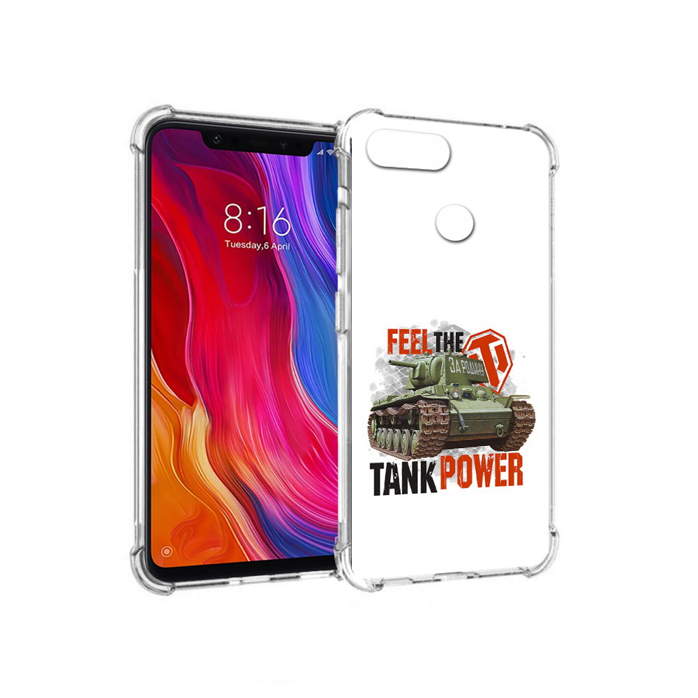 

Чехол MyPads Tocco для Xiaomi Mi 8 Lite Танк (PT119514.309.169), Прозрачный, Tocco