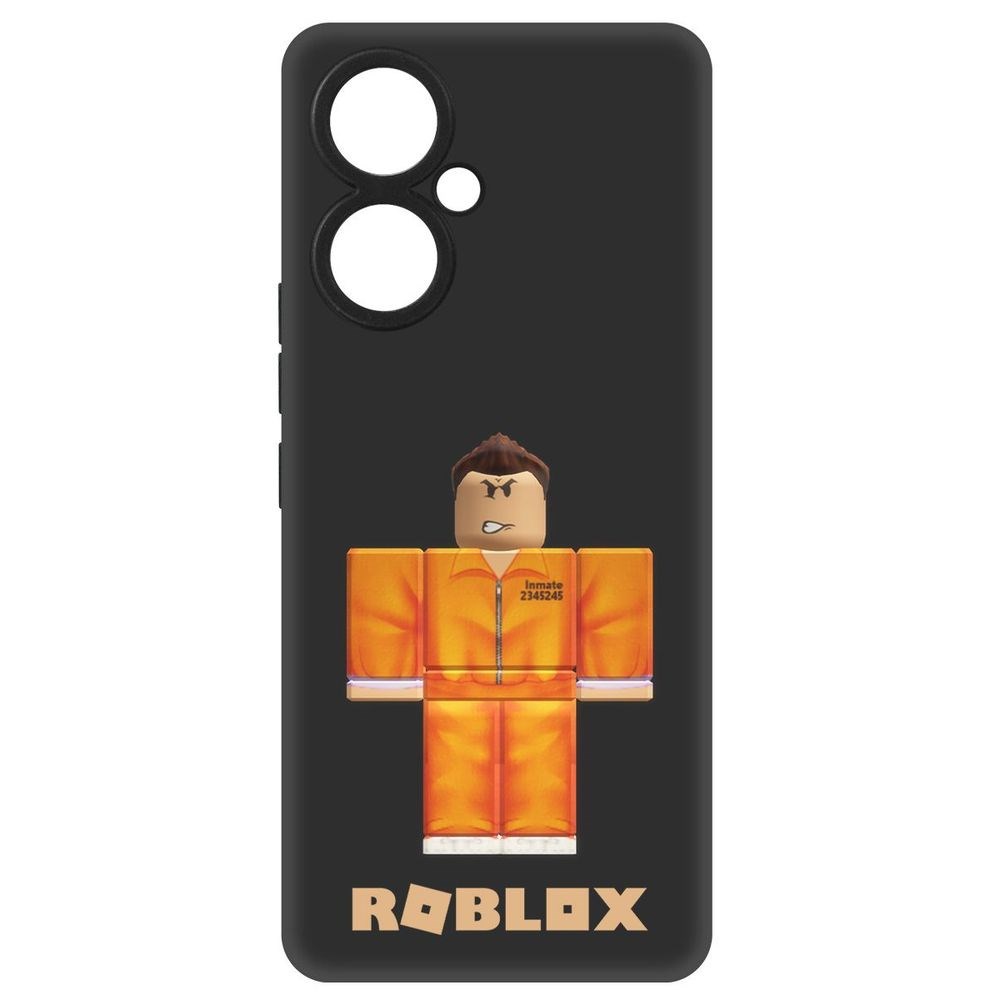 

Чехол-накладка Софт Roblox-Заключенный для Tecno Camon 19, Черный