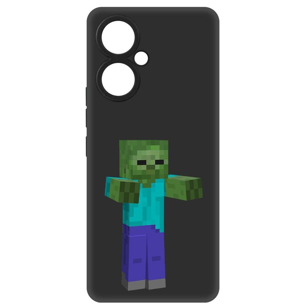 

Чехол-накладка Софт Minecraft-Гигант для Tecno Camon 19, Черный