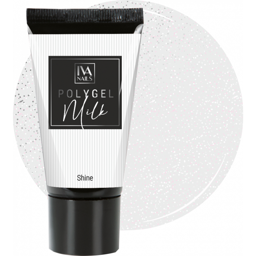 Полигель IVA nails Polygel Milk Shine 30 г