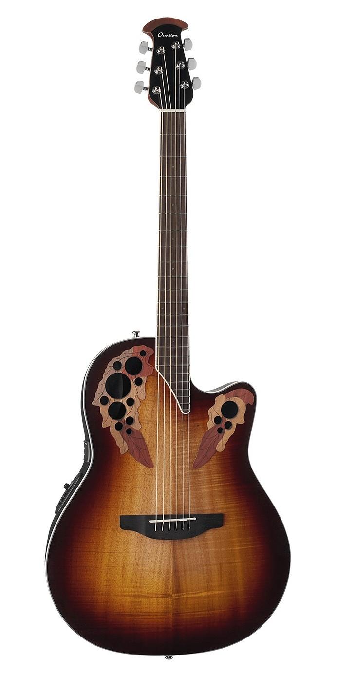 

OVATION CE48P-KOAB Celebrity Elite Plus Super Shallow Koa Burst