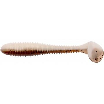 

Виброхвост Helios Catcher 3,55"/9 см Rusty & White 5шт. (HS-2-005), Helios, 000117779