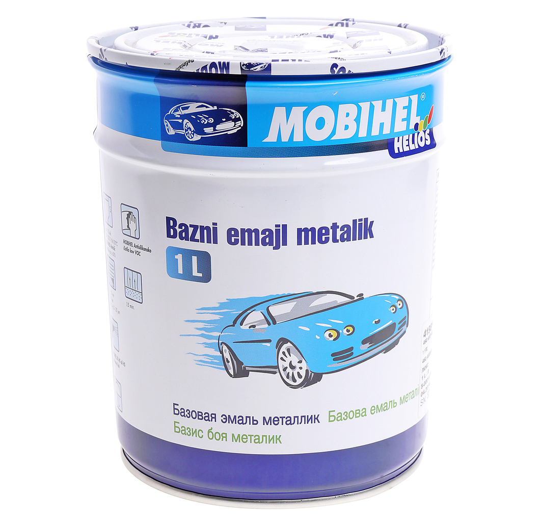 

Краска мокрый асфальт металлик 1л Helios MOBIHEL 626 MOBIHEL