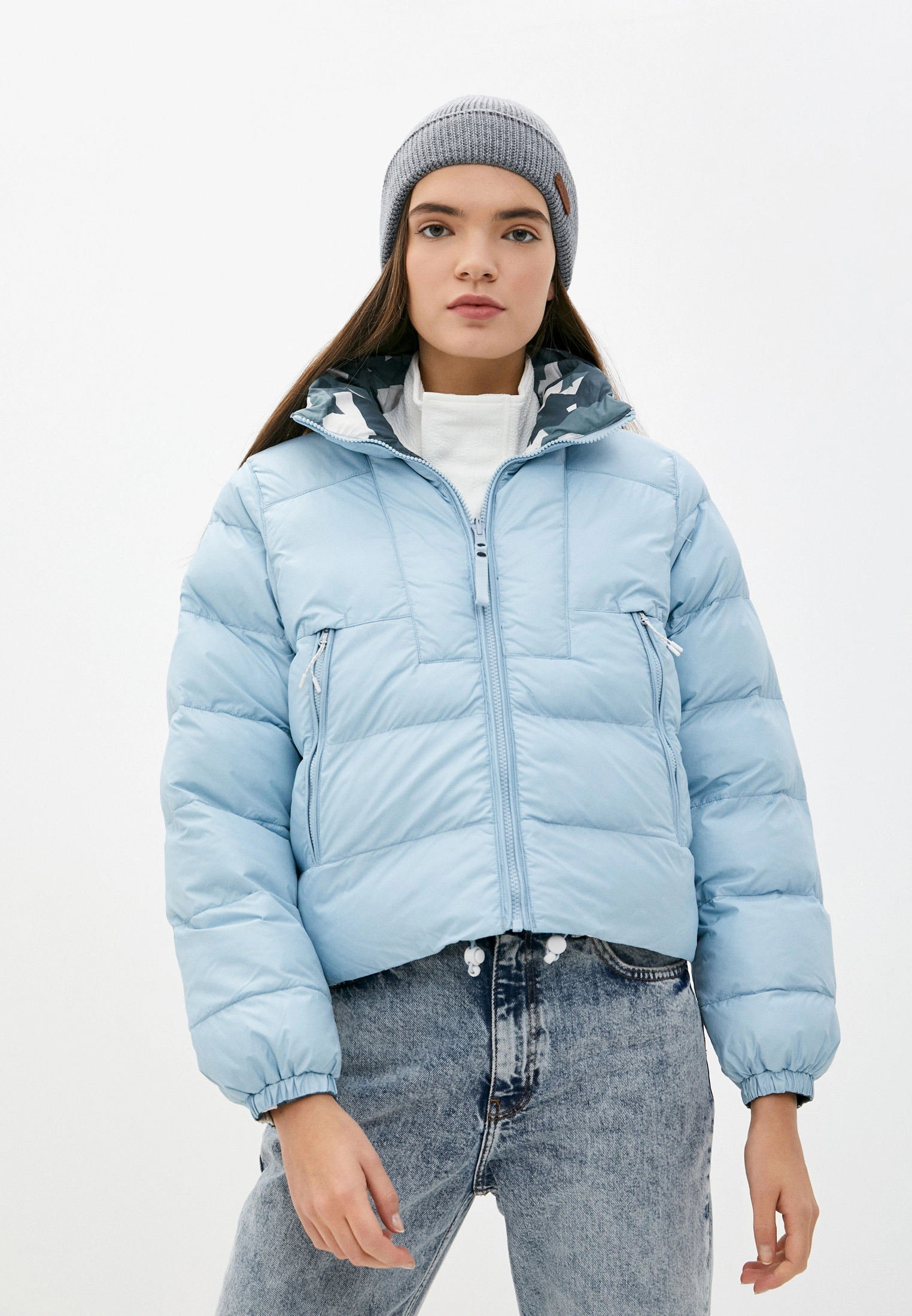 

Куртка Helly Hansen W REVERSIBLE PUFFER JACKET для женщин, L, голубая, 53611