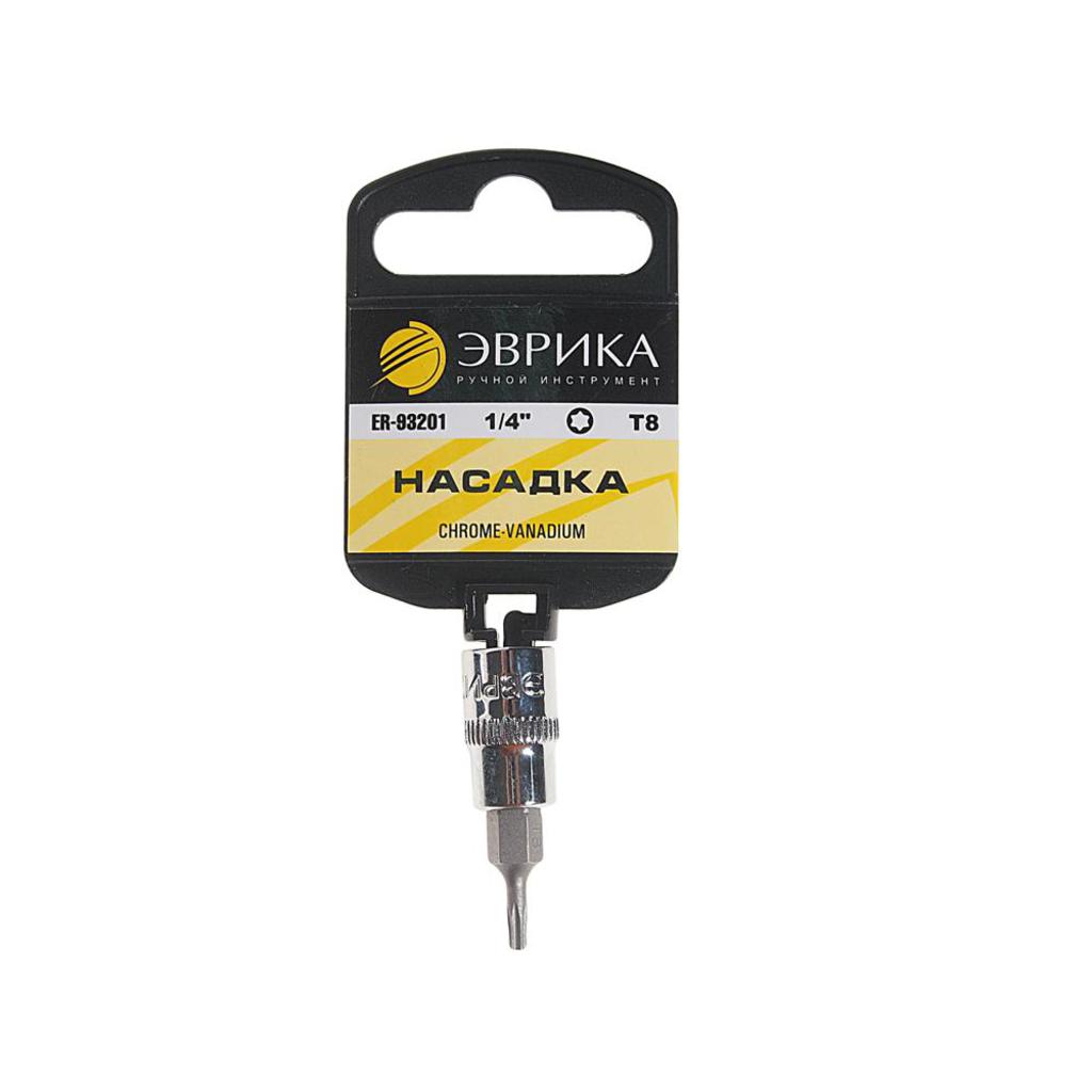 

Бита-головка 1/4" TORX T8х37мм с держателем ЭВРИКА ER-93201H