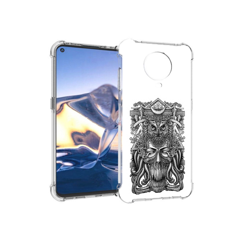 

Чехол MyPads Tocco для Nokia G10 зубастая сова (PT171673.98.369), Tocco