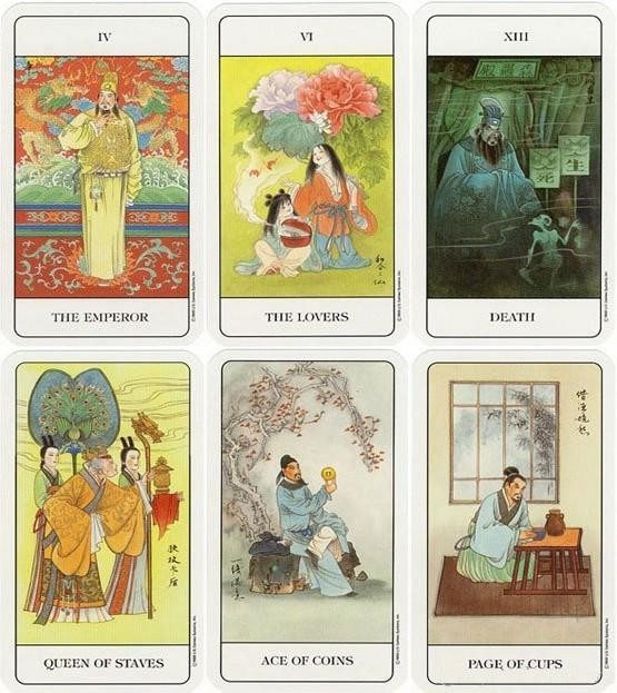 

Карты Таро Китайское Таро / The Chinese Tarot Deck - U.S. Games Systems, Красный, Китайское Таро