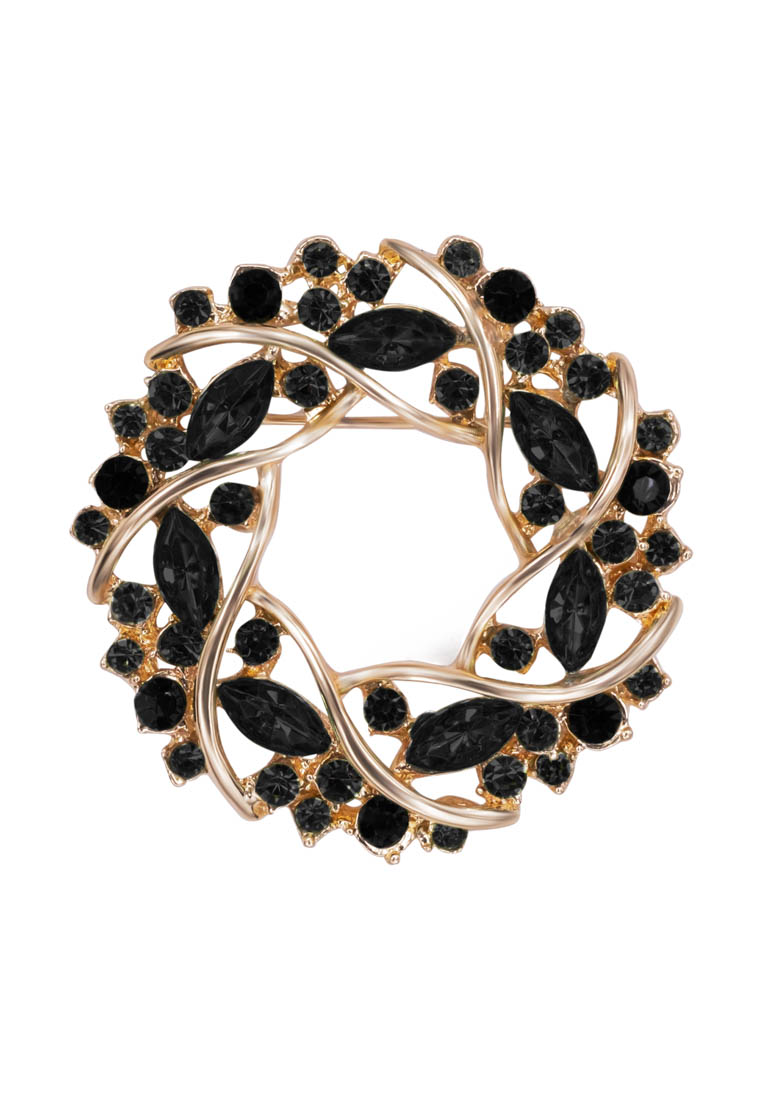

Брошь женская OTOKODESIGN 12-56217 черная, 12-56217