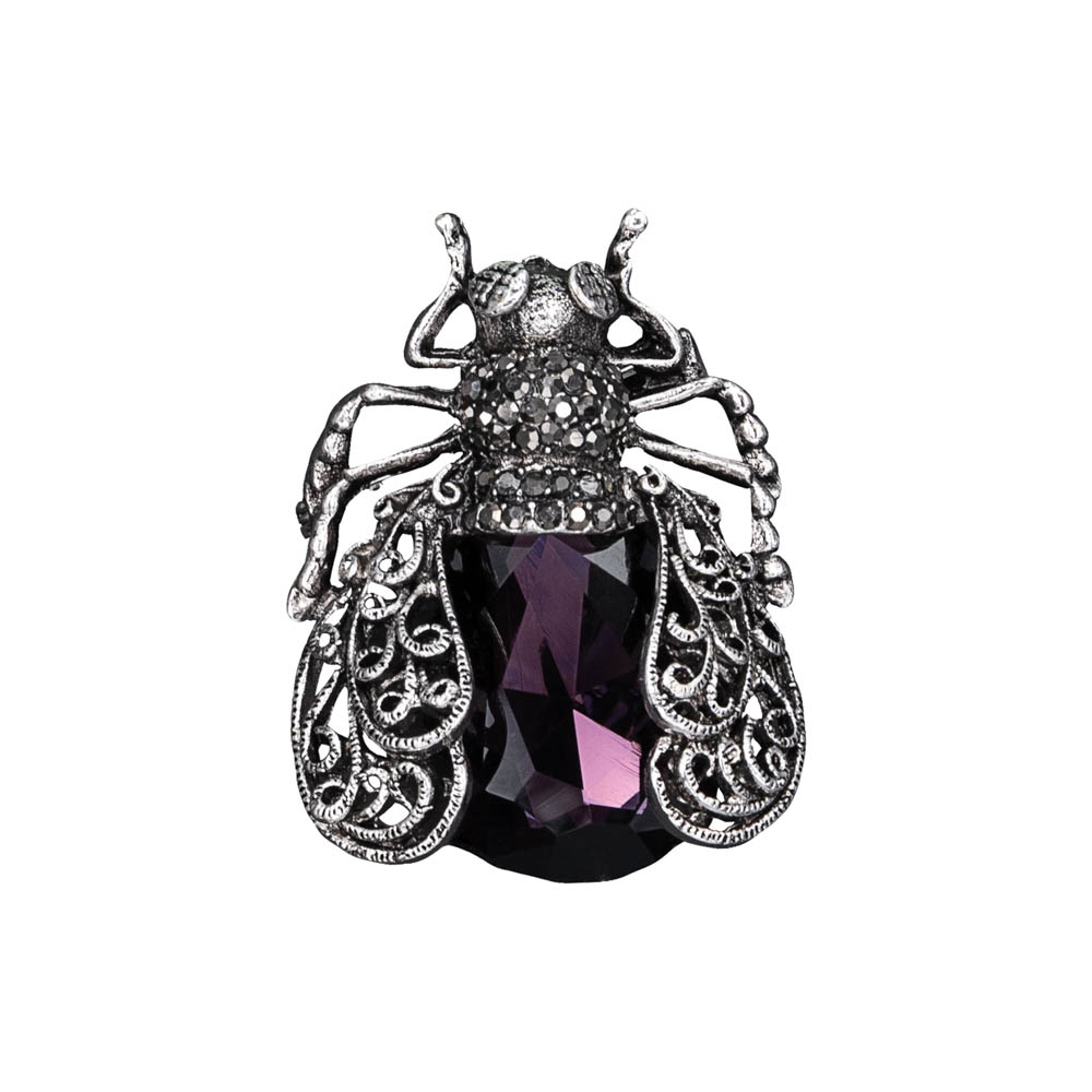 

Брошь женская OTOKODESIGN 12-56208 фиолетовая, 12-56208