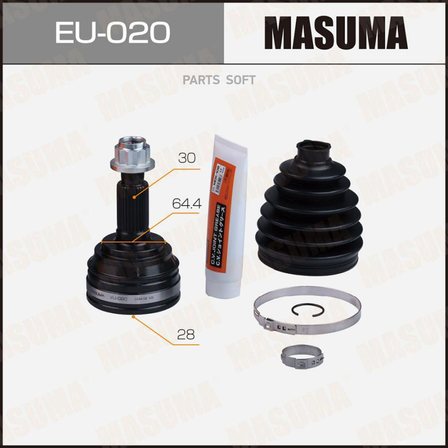 

ШРУС MASUMA 28х64,4х30 (1/6)