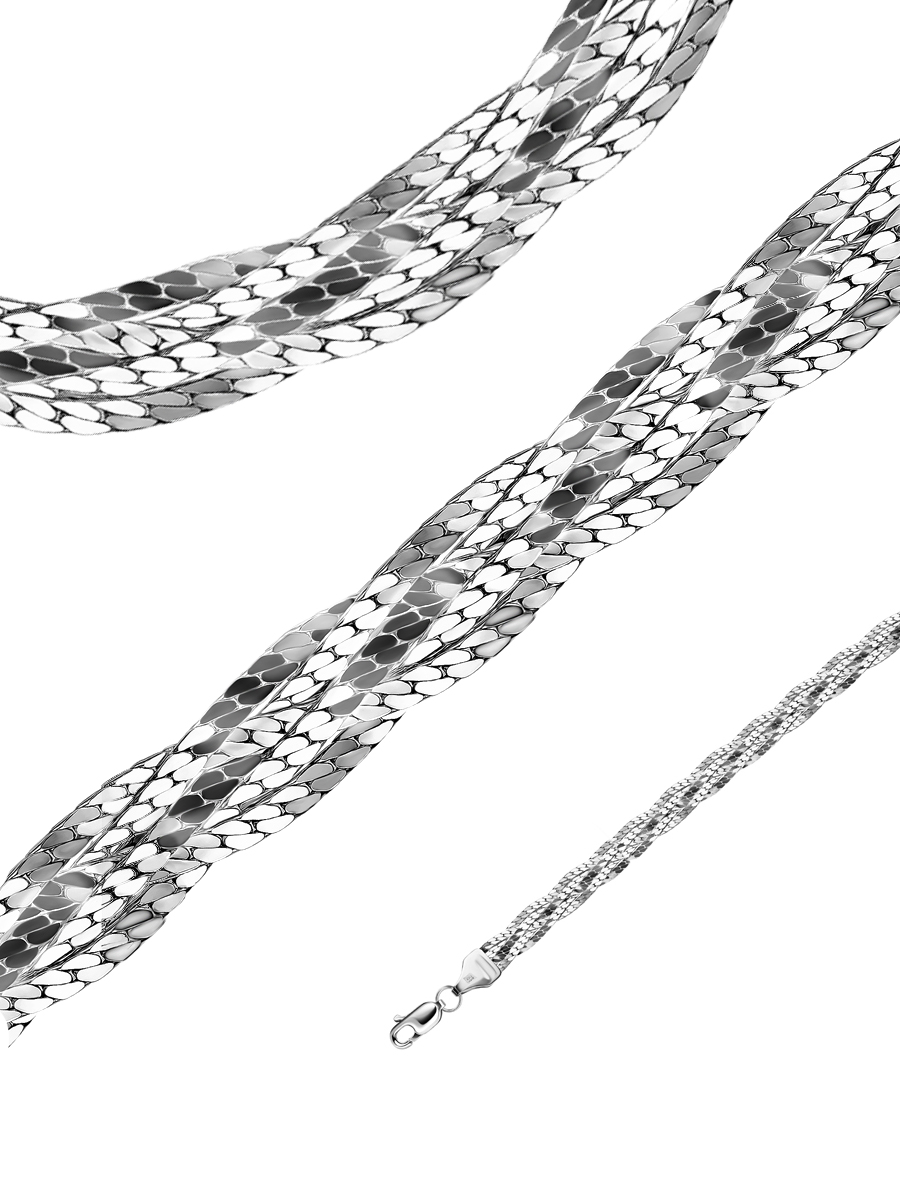 

Цепочка из серебра 40 см UVILERS ZS06694, Серебристый, ZS06694