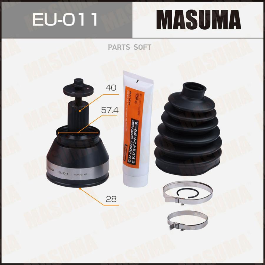 

ШРУС MASUMA 28х57,4х40 (1/6)