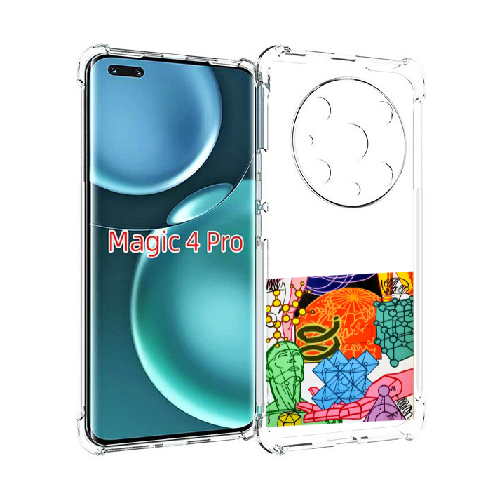 

Чехол MyPads физика-химия для Honor Magic4 Pro, Прозрачный, Tocco