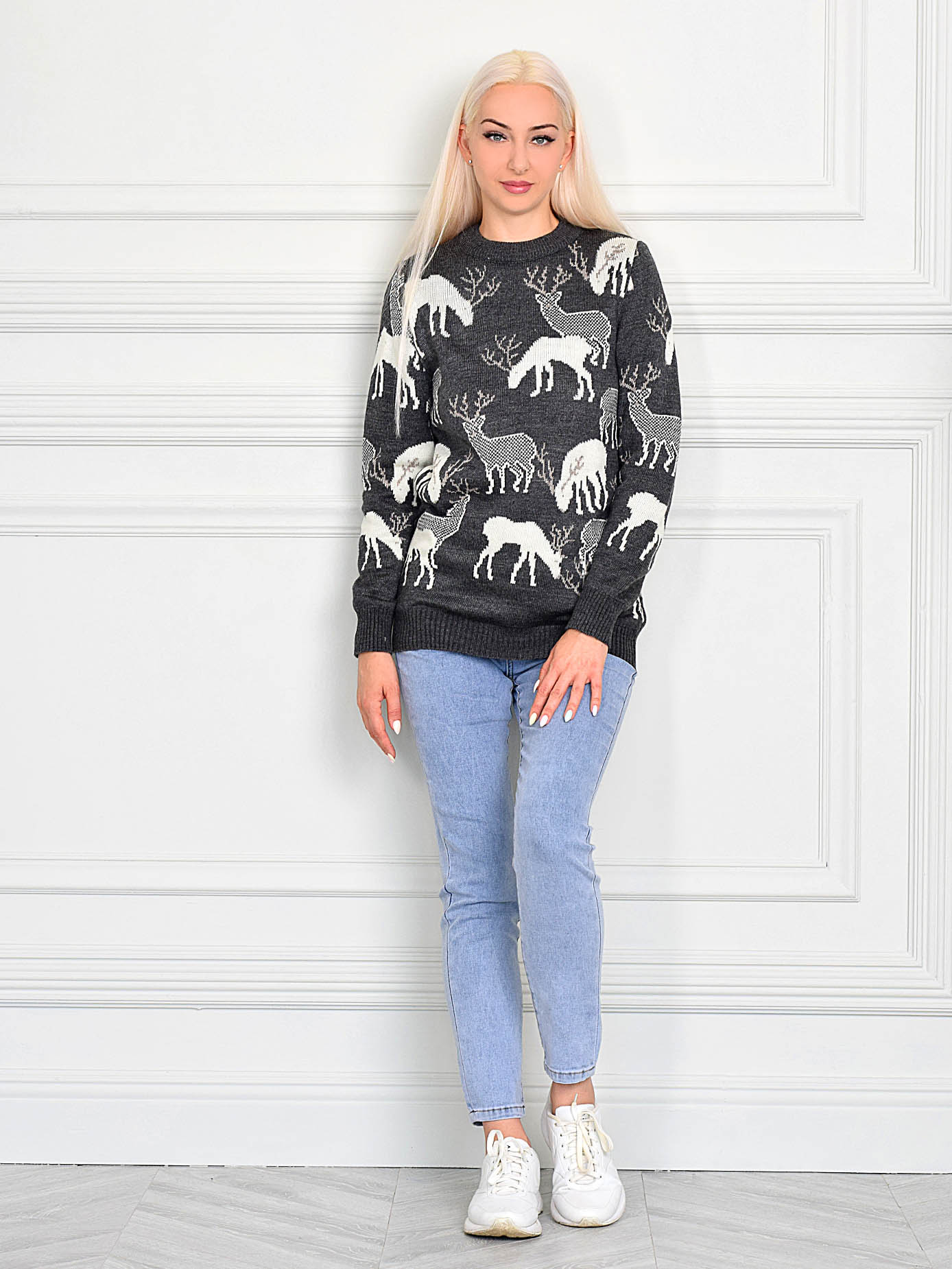 

Джемпер женский MILANIKA 1241 серый 50 RU, 1241