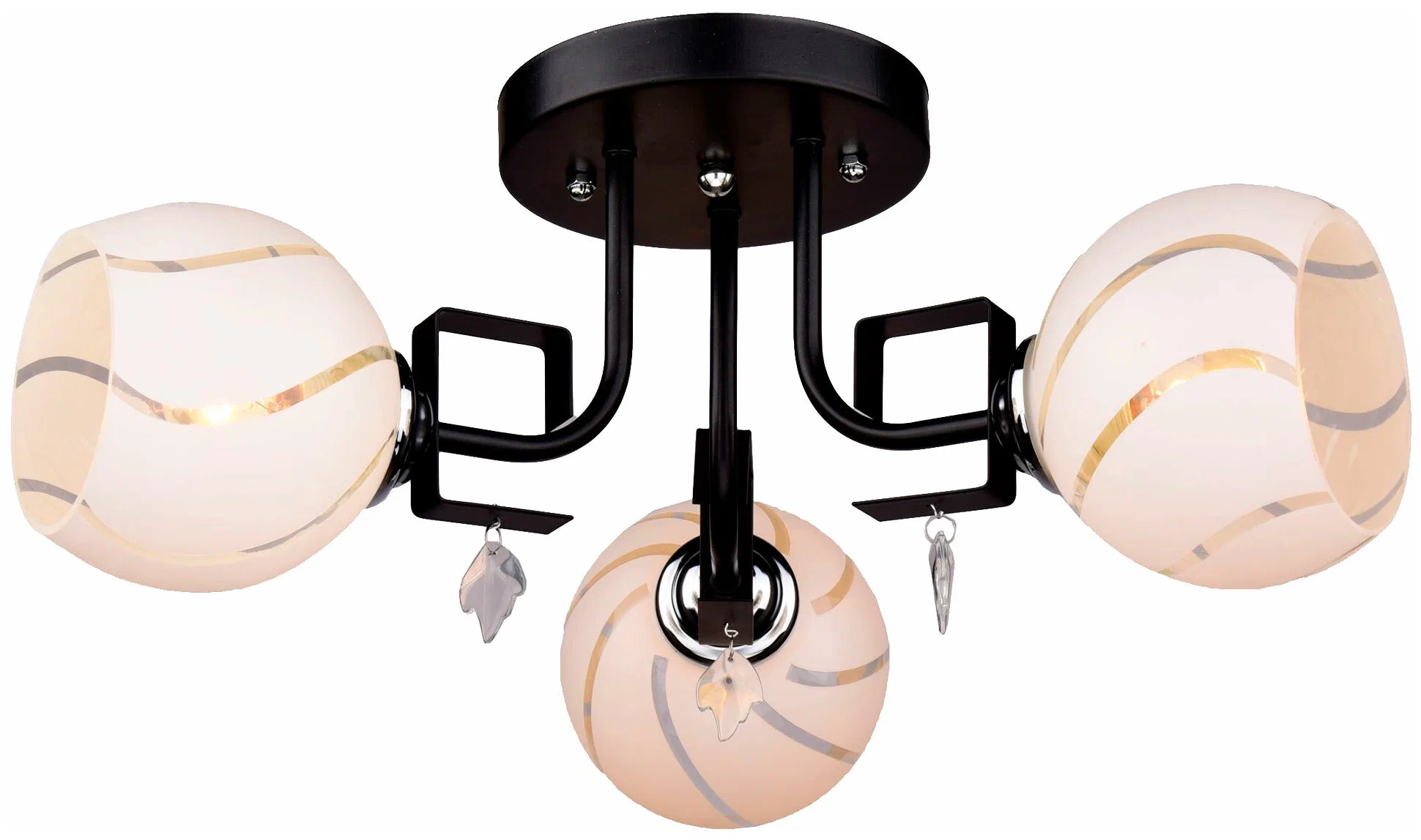 Светильник РС18320 BK+CR/3C