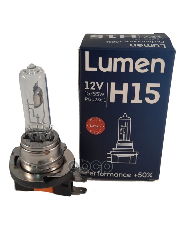 Галогенная Лампа H15 Lumen Performance 50 12V -5 1Шт Lumen MGLPR12VH15